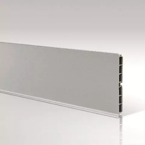 Alzatina alluminio grigio L 300 cm x H 1.2 cm spessore 12 mm