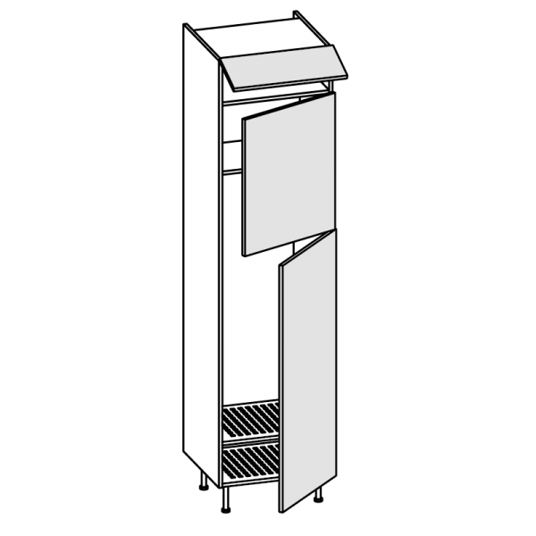 Colonna frigo freezer LT.220 2 ante 1 anta basc H.228 P.58 L.60 cm IMOLA