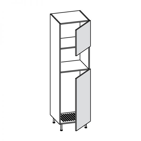 Colonna per forno compatto/microonde e frigo H.102 2 ante H.204 P.58 L.60  cm IMOLA