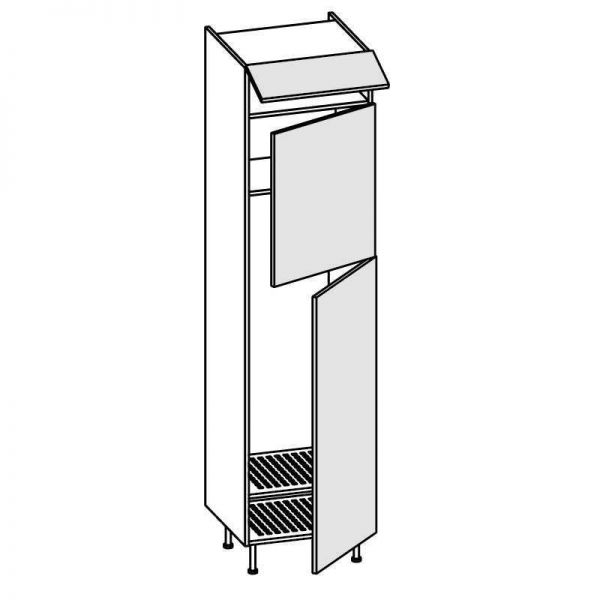 Colonna frigo freezer 220 lt 2 ante batt 1 anta basc H.228 P.58 L.60 cm IVREA